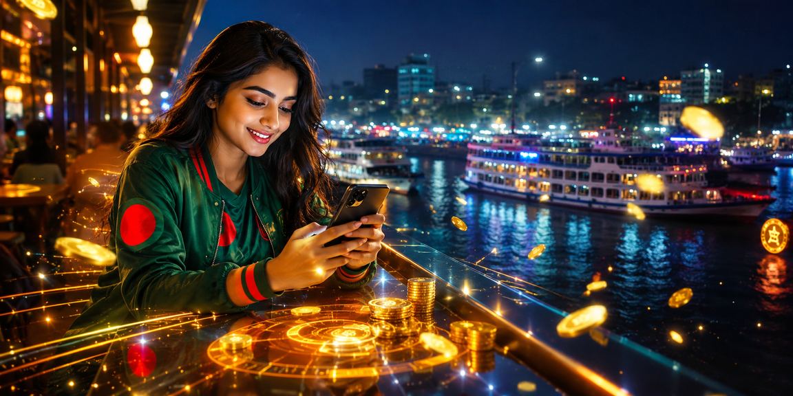 ঢাকায় ক্রিকেট বেটিং উপভোগ করছেন একজন বাংলাদেশি ব্যবহারকারী