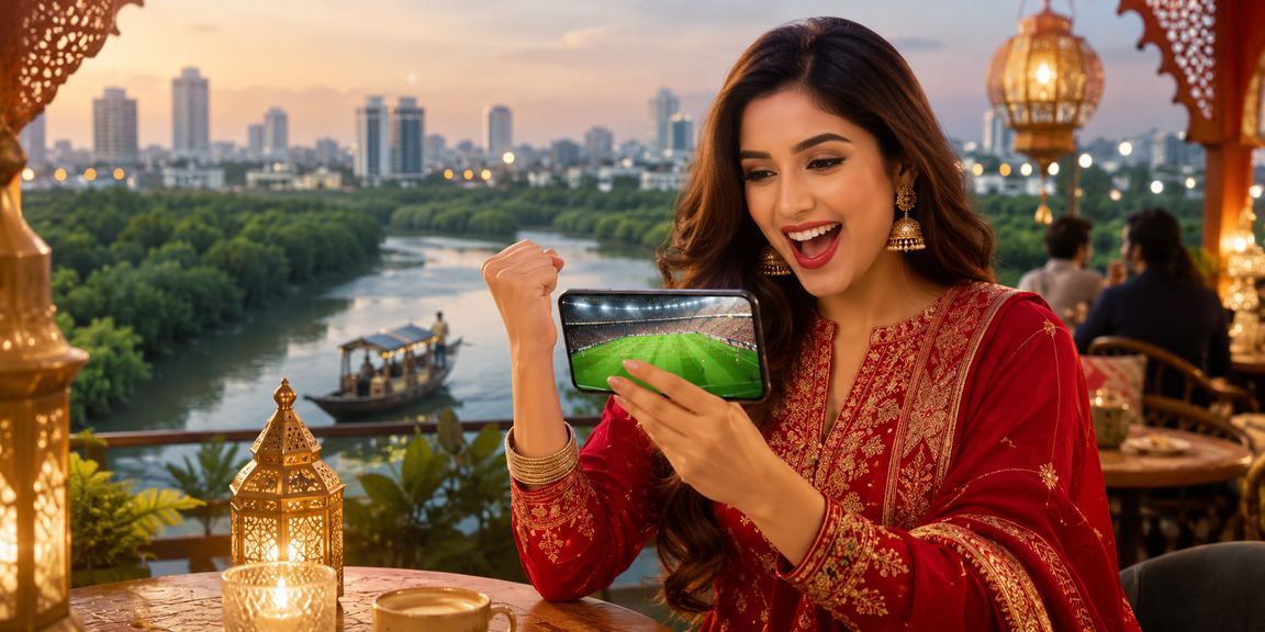 সুন্দরবন উৎসবে মোবাইলে pk 2014 ক্যাসিনো অ্যাপ ব্যবহার করছেন একজন ব্যবহারকারী